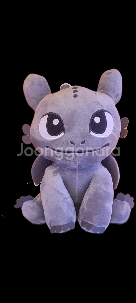 드래곤길들이기 투슬리스 싯팅 그레이 45cm 정품 인형--1