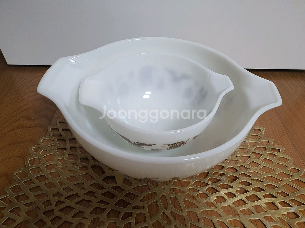 빈티지 U.S.A 파이렉스 어얼리아메리카 믹싱볼 개당--4