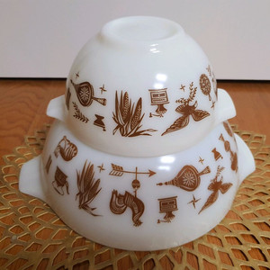 빈티지 U.S.A 파이렉스 어얼리아메리카 믹싱볼 개당