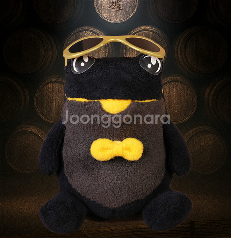 블랙 진로 두꺼비 인형 키링--0