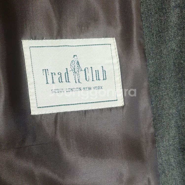 Trad Club 남성 더블 정장 세트 모직 바지 31--2