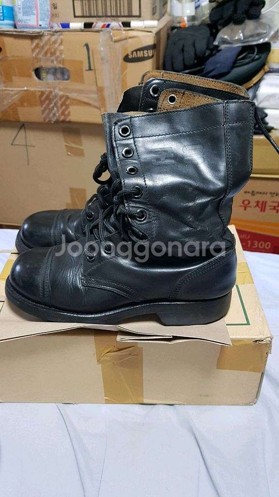 한국군 82년도 전투화 군화 봉합화 252 판매--1