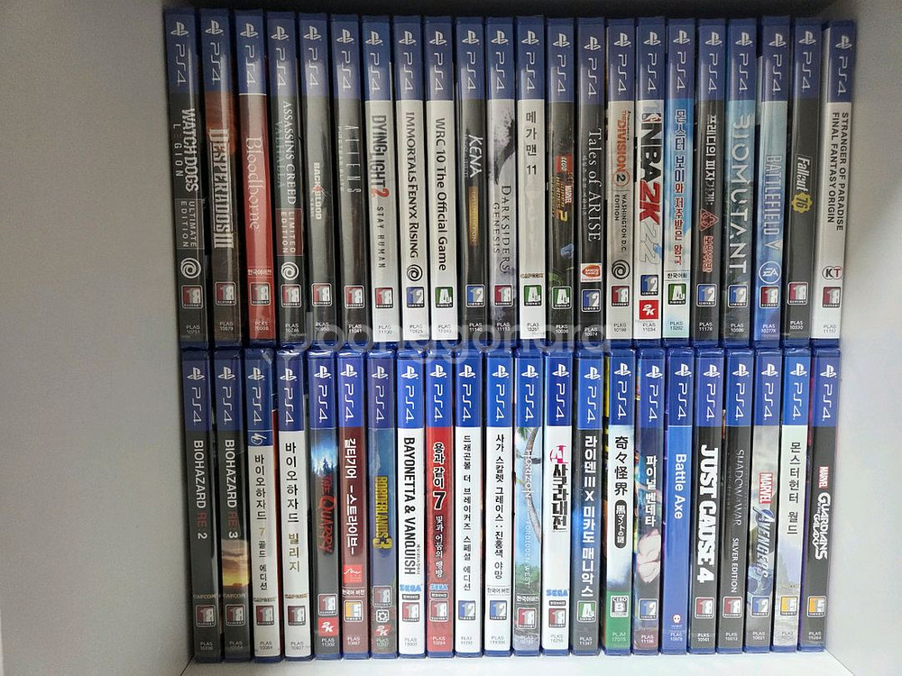 PS4 게임 타이틀 미개봉 새제품 40종--0