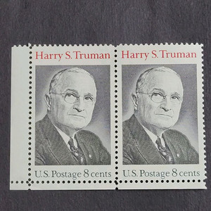 (미국우표) 1973년 트루먼대통령취임기념 우표 페어