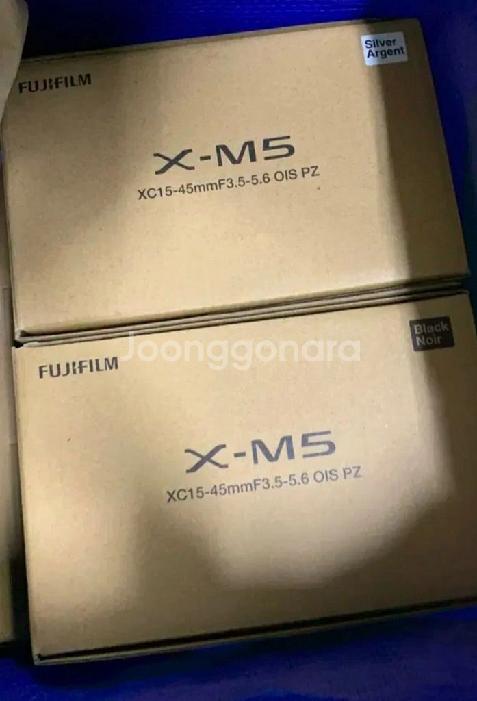 후지필름 X-M5 XC15-45 미개봉 실버, 블랙--0