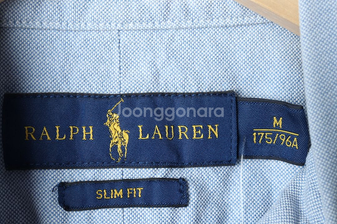 (M-L) 폴로 랄프로렌 반팔셔츠 남방 옥스포드--5