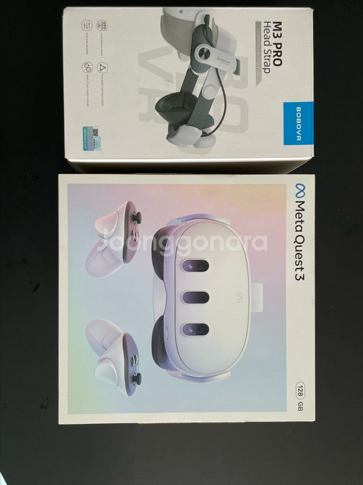 메타퀘스트3 128gb + 보보m3 프로 스트랩 풀박스--0