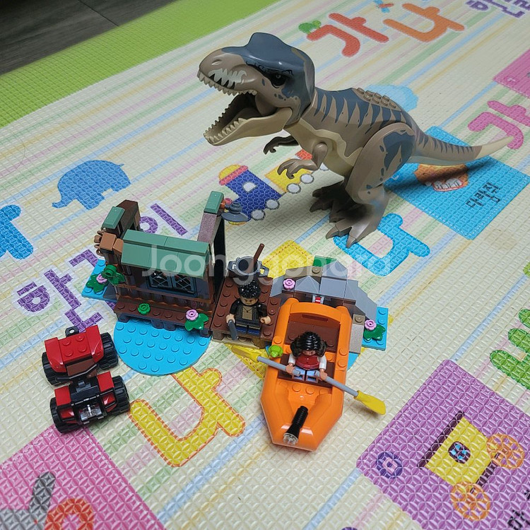 레고 쥬라기월드 76975 T-렉스의 강 탈출 팝니다--3