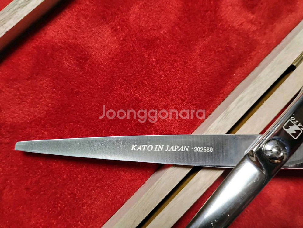 일제 미용가위 전문가용 카토가위 블런트 장가위--6