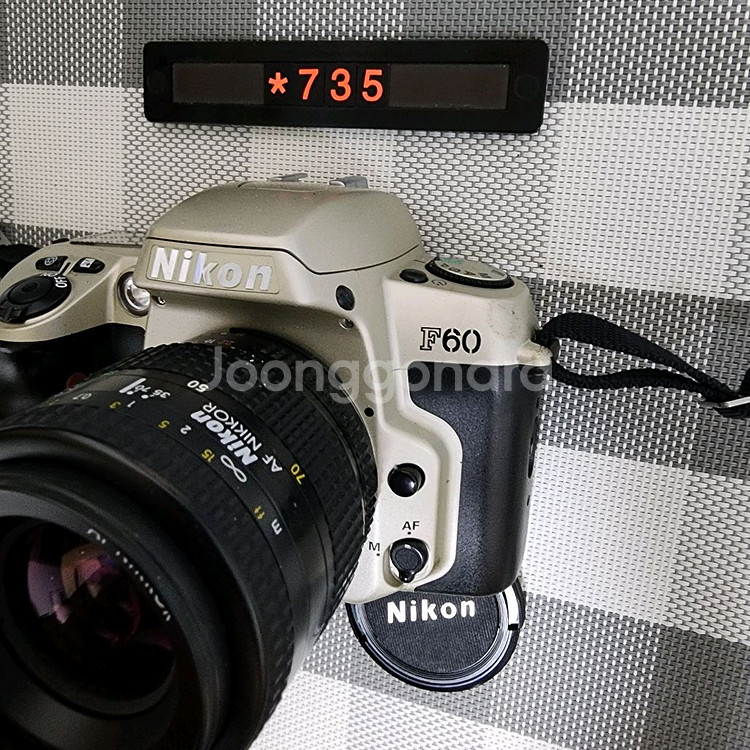 니콘 F 60 필름카메라 35-70mm 줌렌즈--1