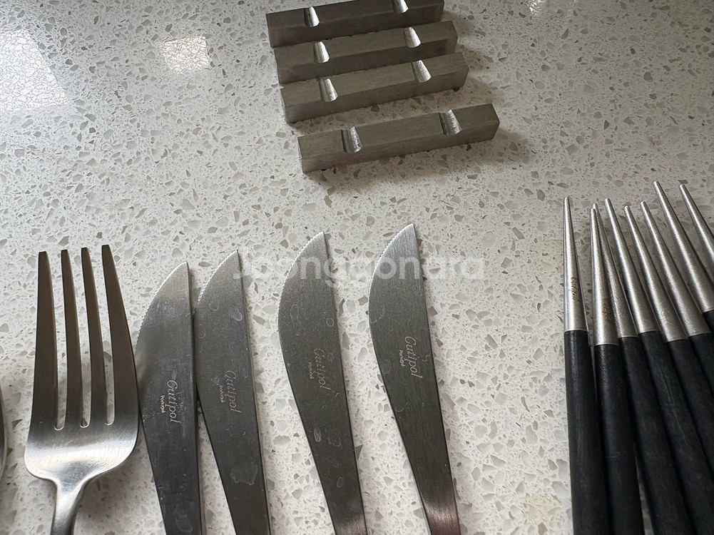 큐티폴 고아 디너 젓가락 디저트 4인set 일괄--1