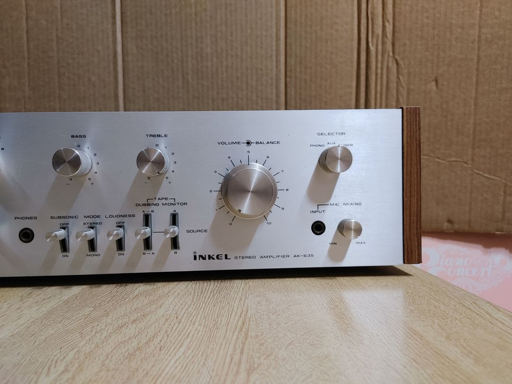인켈 인티앰프 AK 635 우드형 (오디오 스피커 LP 이미지