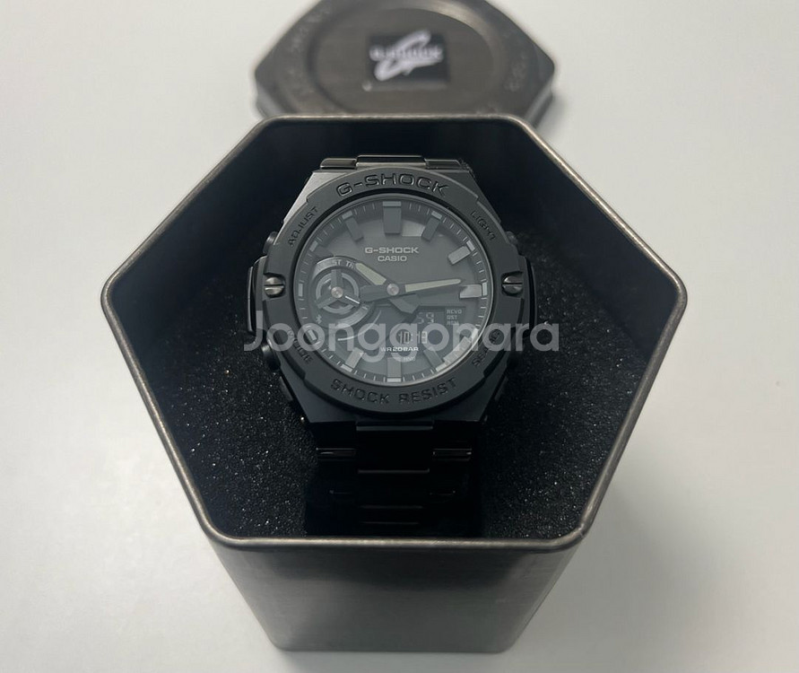 카시오 지샥 지스틸 GST-B500 슬림 시계 블랙--0