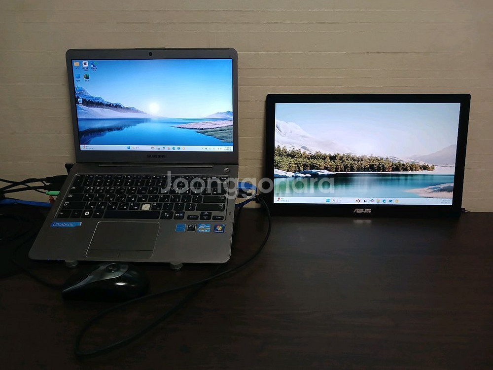 ASUS 15인치 ips FHD USB 휴대용 모니터--0