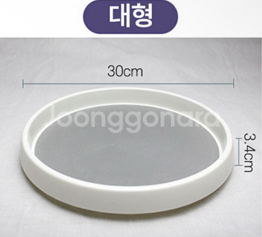 양념통트레이 논슬립 대형 회전형--0