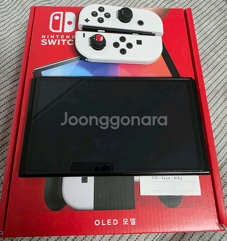 닌텐도 스위치 oled +동물의 숲 소프트웨어--2