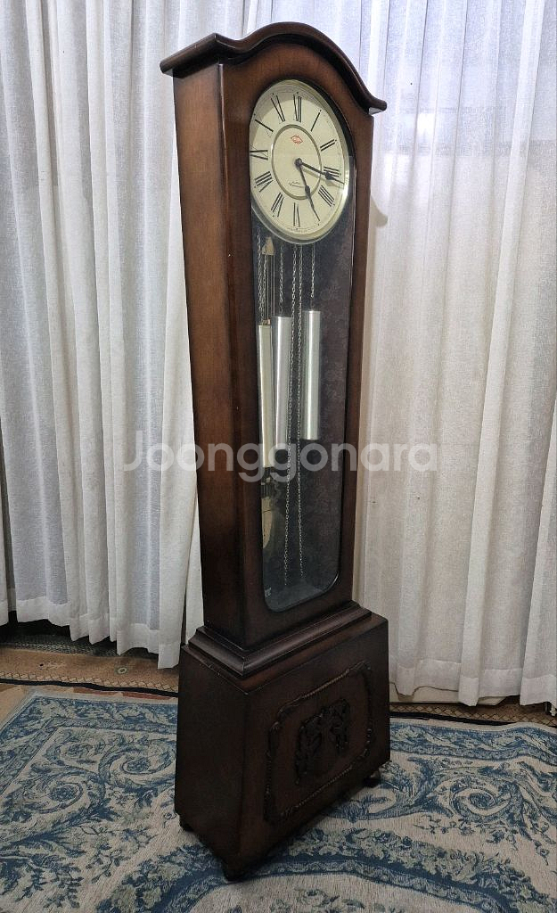 빈티지 이동식 인테리어 괘종시계--2
