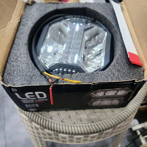 5.75 인치 LED 작업 표시 줄 흰색과 노란색 빛