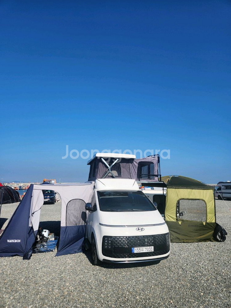 스타리아 캠핑카 밴텍 라쿤L + 퍼스트RV 리빙박스--0