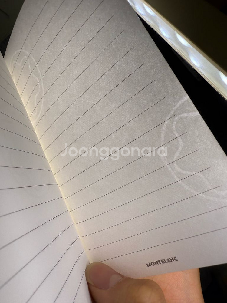 몽블랑 한정판 노트 급처 새상품 정품 페트롤블루 에디션--4