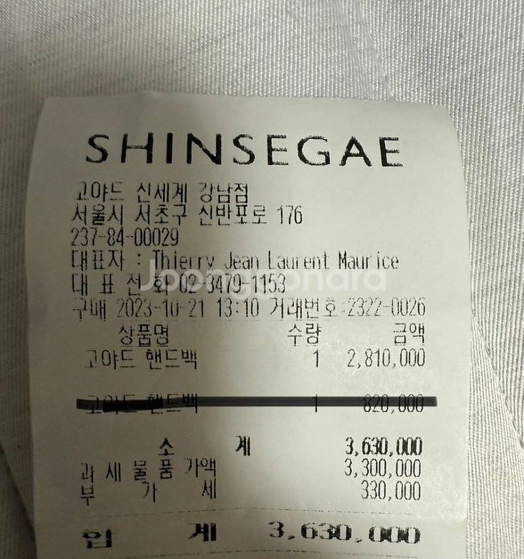 고야드 카페티엔 메신저백MM 블랙--7