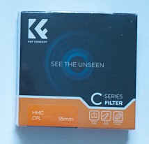 K&F 55mm 블루 멀티코팅 HMC CPL 필터--1