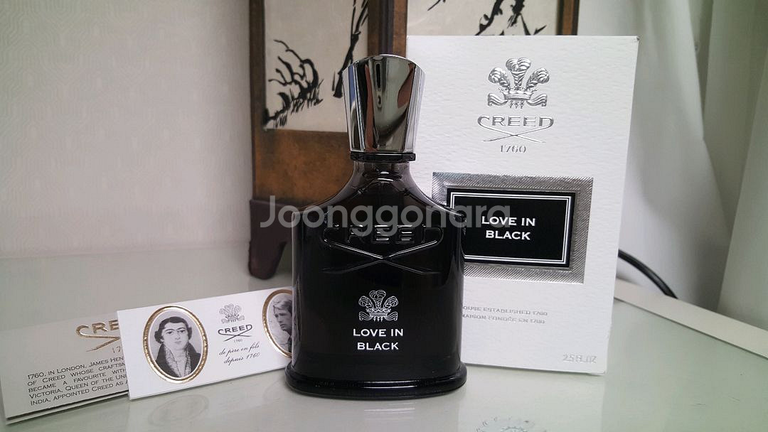 [면세, 정품] 크리드 향수 러브인블랙 75ml 99%--0