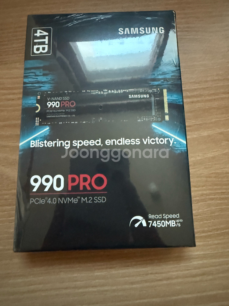 삼성 990 pro SSD 4TB 미개봉--0
