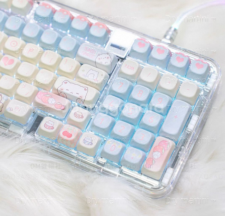 moc pbt 고양이 키캡 키보드 키캡--0