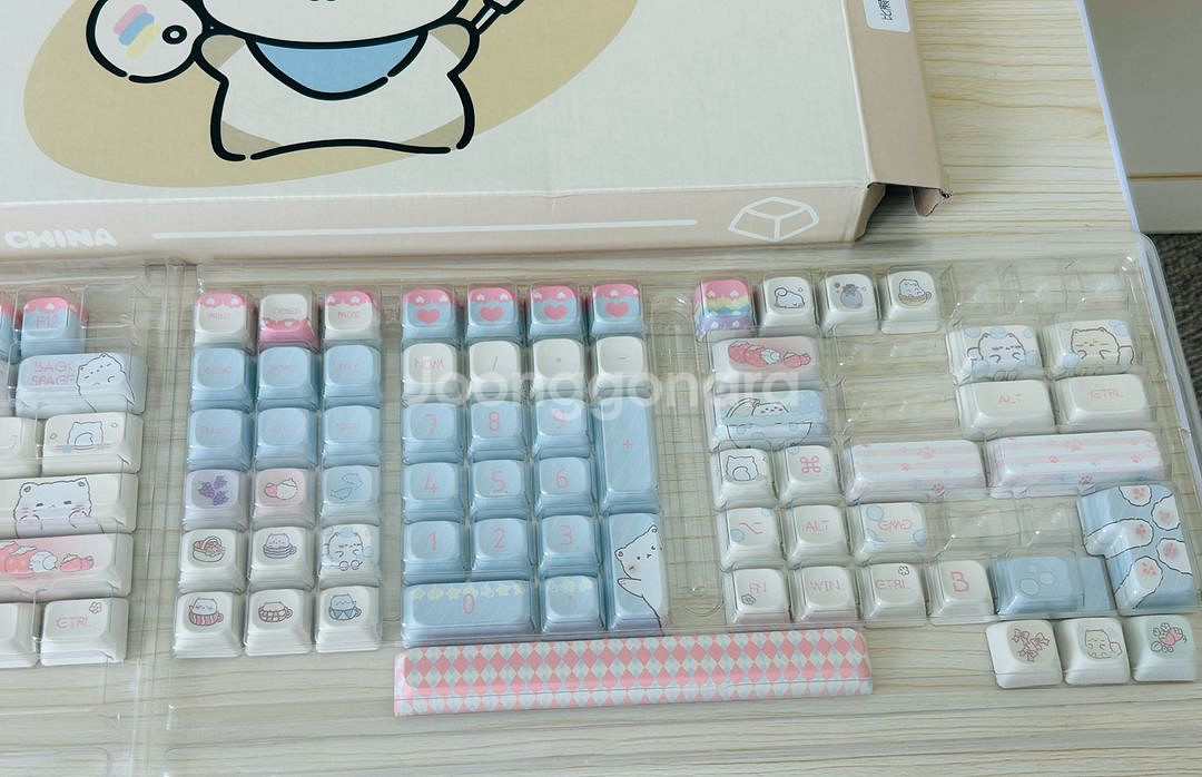 moc pbt 고양이 키캡 키보드 키캡--2