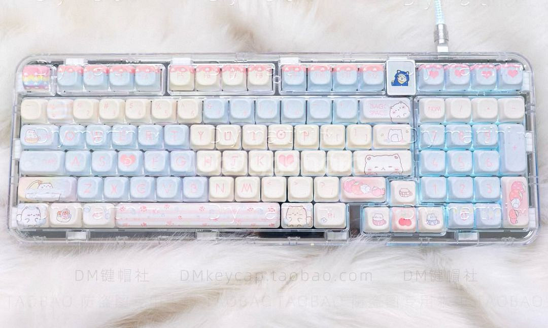 moc pbt 고양이 키캡 키보드 키캡--1