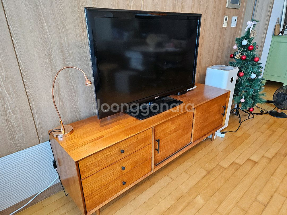 오투가구 원목 TV 거실장--4