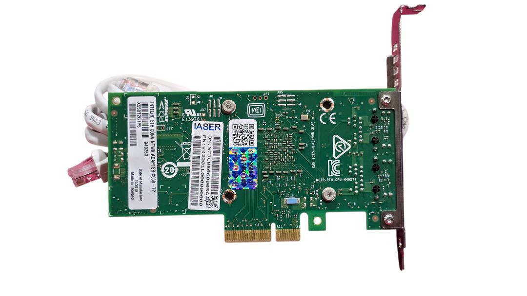 10Gb 인텔 X550-T2 듀얼 랜카드--1
