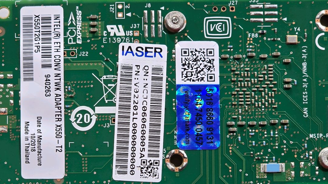 10Gb 인텔 X550-T2 듀얼 랜카드--3