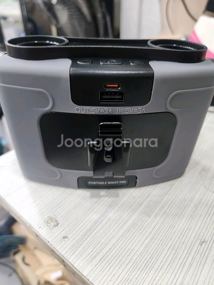 10 기어 휴대용 듀얼 포트 터보 허리 교수형 팬 디지--0