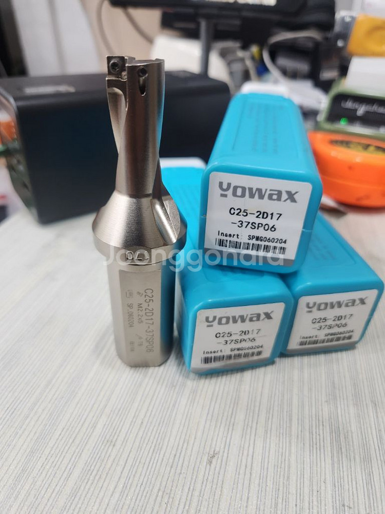 Yowax 밀링 커터 C25-2D17 3개--0