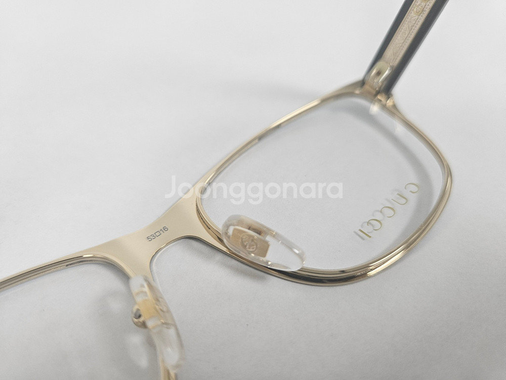 [새상품/정품]구찌 명품 남여 스퀘어 메탈 안경테--6