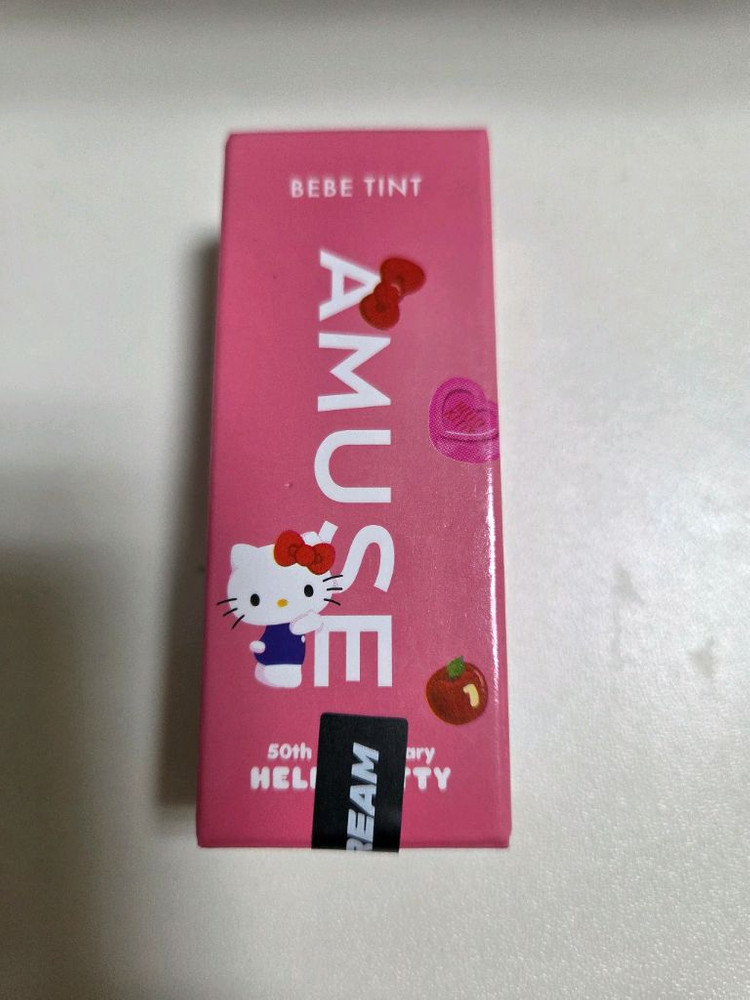 어뮤즈 x헬로키티 베베 틴트 08 체리 키키 반택포--1