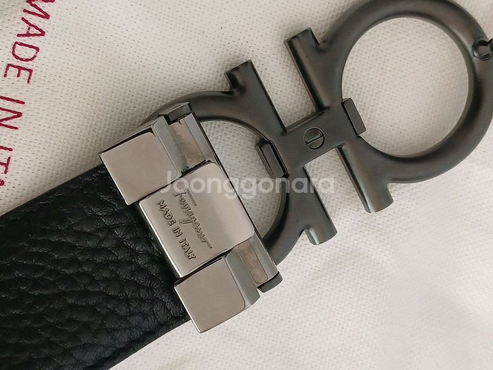 페라가모 양면 가죽벨트 정품--2
