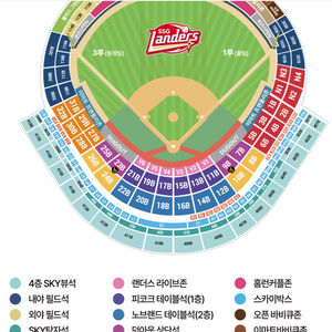 8월 27일 SSG 기아 3루 응원지정석 29블록 판매