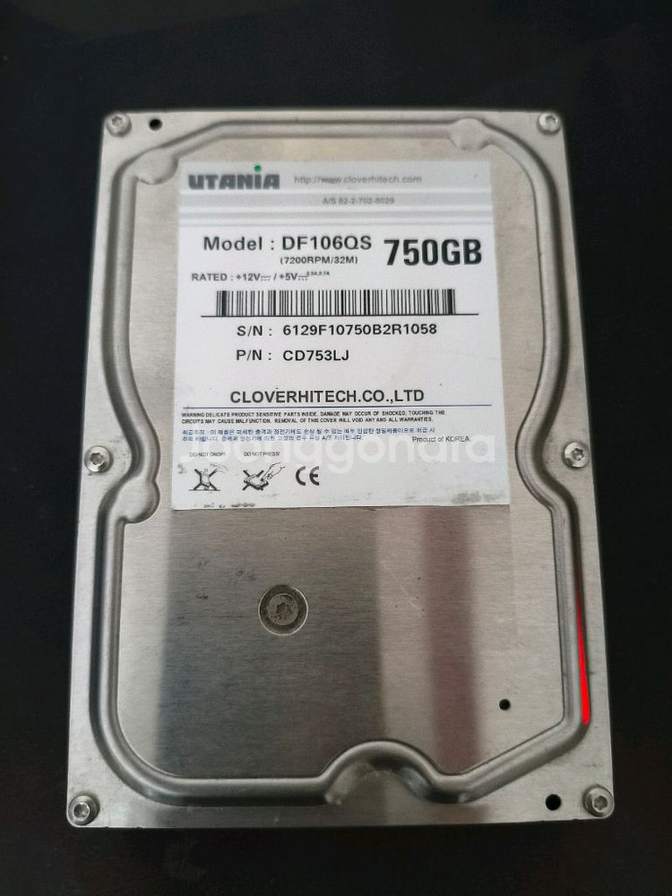 3.5인치 750GB HDD 하드디스크--0