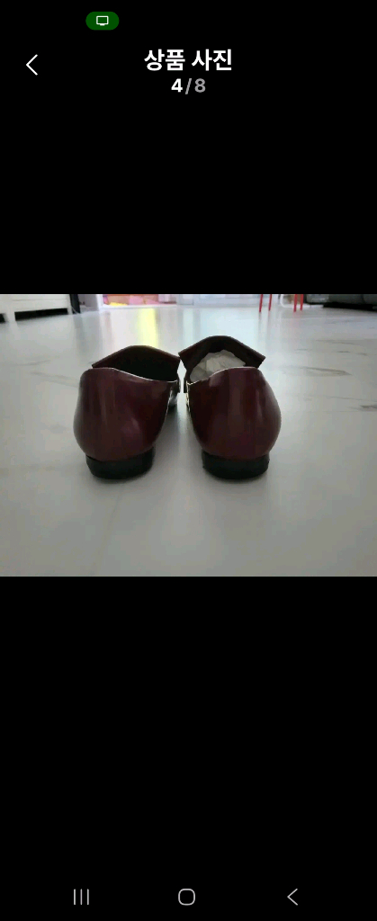 버건디 수제화 로퍼 이미지