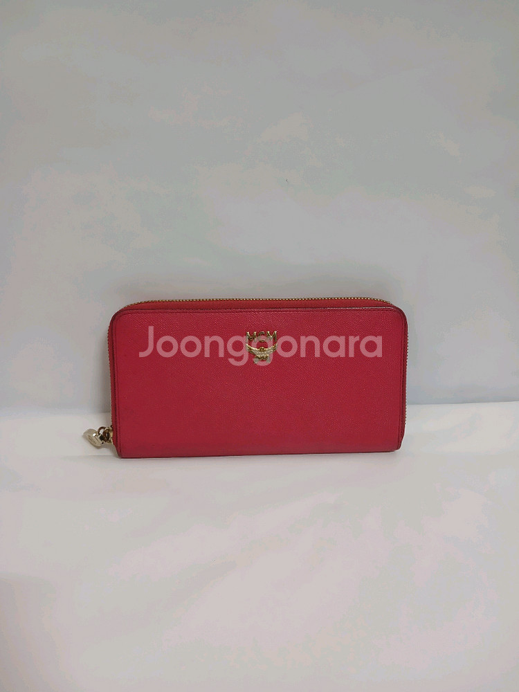 MCM 여성 장지갑 델피나 핑크--0