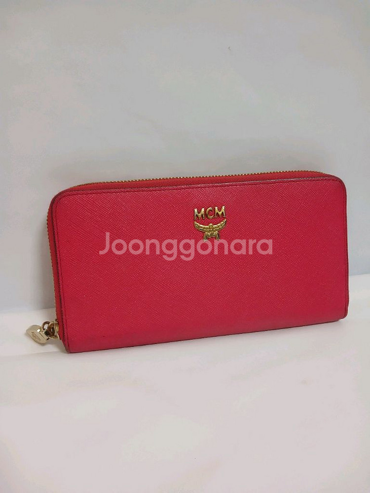 MCM 여성 장지갑 델피나 핑크--1