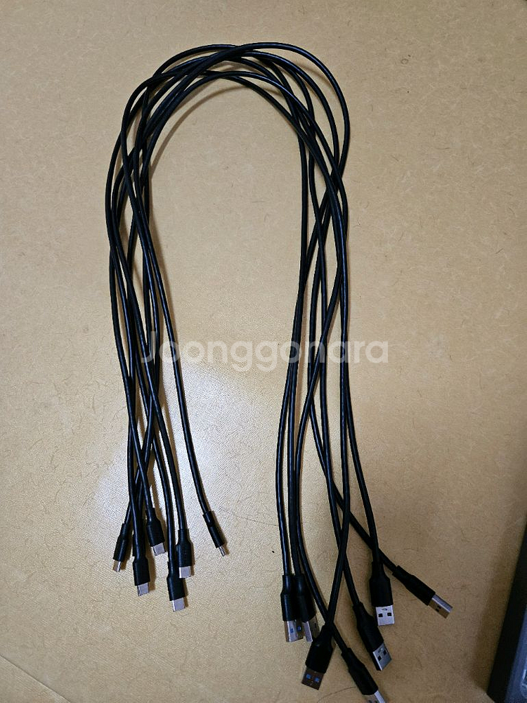 오리코 10포트 usb허브 + 3.0USB선 10개--1