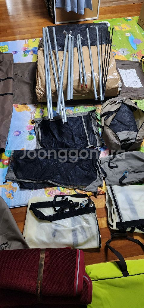 텐트 듀랑고R2팝니다+에어매트+전용카펫(가격다운 급)--4