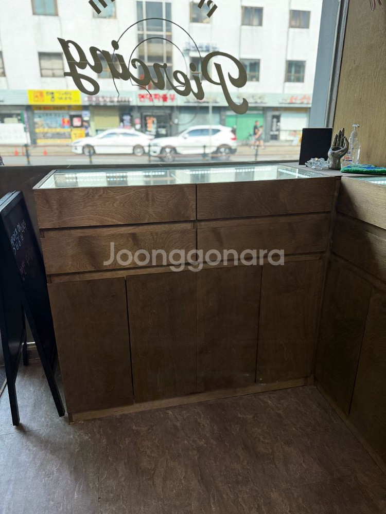 우드 원목 진열장 쇼케이스--0