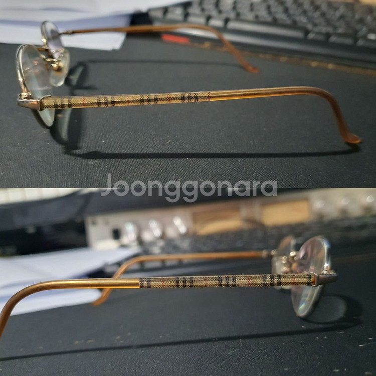 버버리 bubbery1505 빈티지 레트로 안경 안경테--3