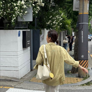 유메르 시어 스트라이프 셔츠