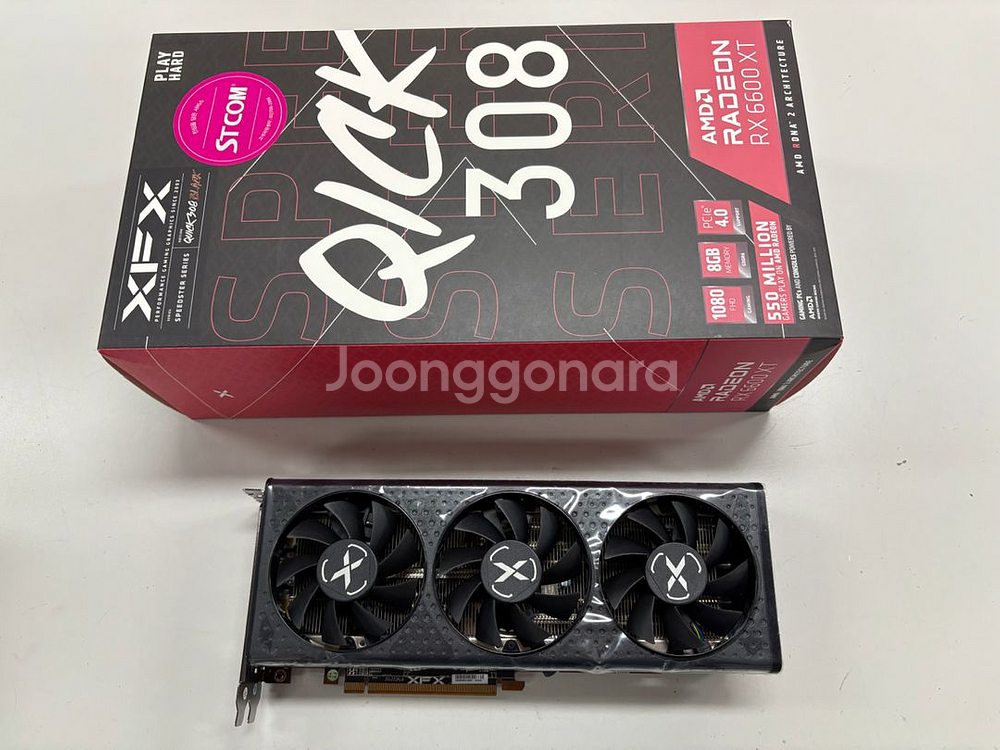 XFX 라데온 RX 6600 XT QICK 308 그래--0
